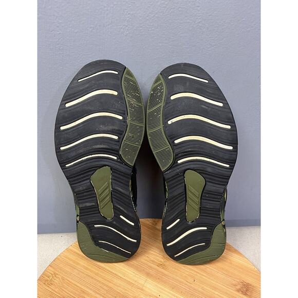 Adidas Fortarun‎ S23770 Black Running Shoes Mens 7 Sneakers Camo Green Casual - Picture 7 of 8
